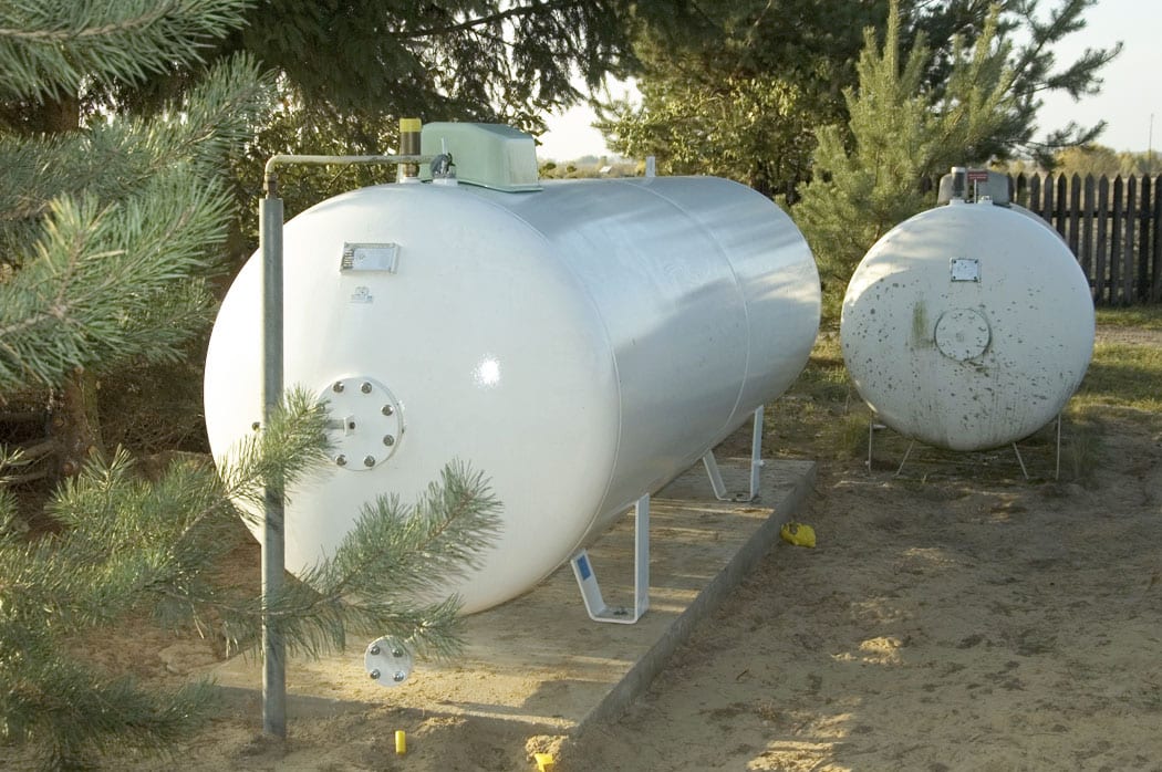 Propane gas tanks